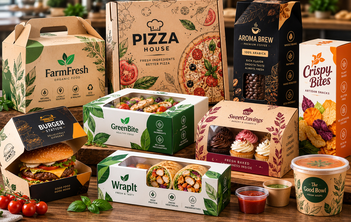 Custom food and beverage packaging